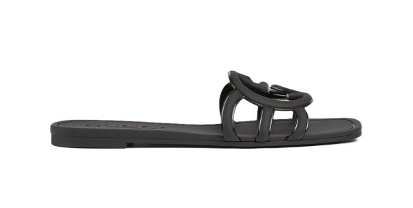 Interlocking G Slide Sandal Black - Image 2