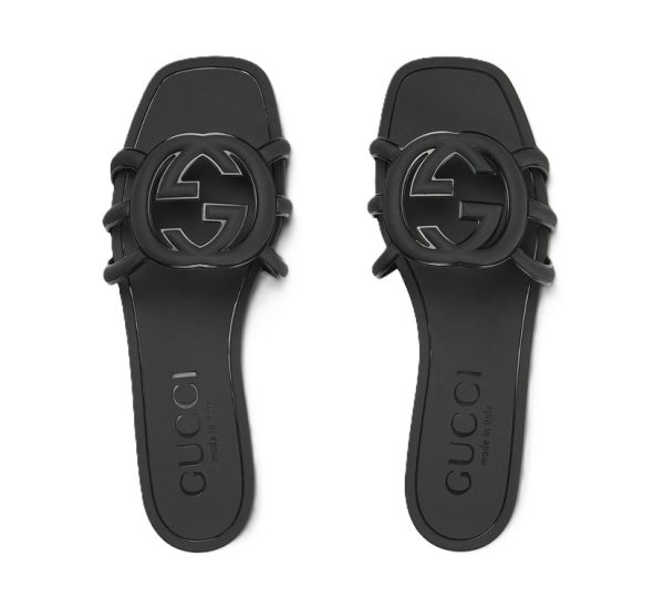 Interlocking G Slide Sandal Black - Image 3