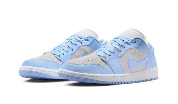 Nike Air Jordan 1 Low Grey White Aluminium - Image 2