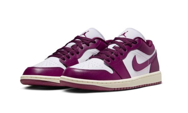 Nike Air Jordan 1 Low White Bordeaux - Imagen 2