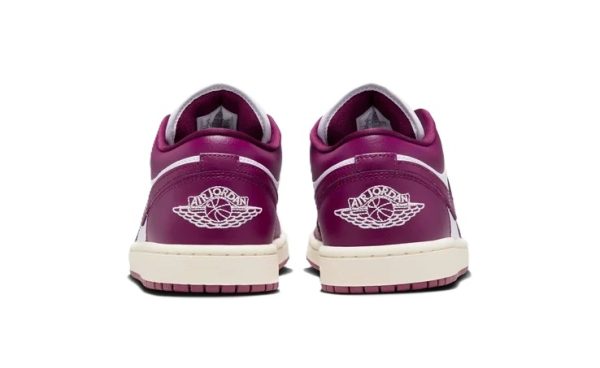 Nike Air Jordan 1 Low White Bordeaux - Imagen 4