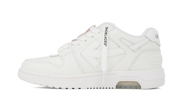 Off-White OOO Low-Top “For Walking” White Pink – Image 3