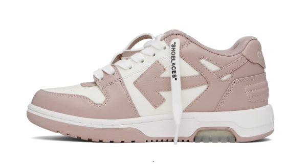 Off-White OOO Low-Top Pink White - Imagen 3