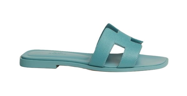 Hermes Sandal Oran Blue Mineral – Image 2