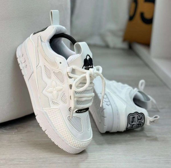 Louis Vuitton Skate Sneaker Triple White - Imagen 6