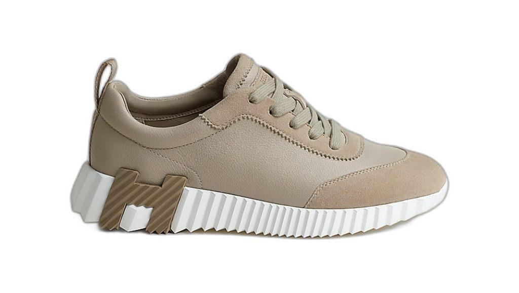 Hermes Tenis Bouncing Beige Galet