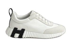 Hermes Tenis Bouncing White