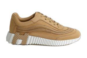 Hermes Tenis Bouncing Beige Albatre