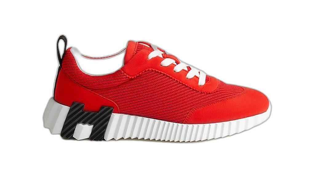 Hermes Tenis Bouncing Rouge Grenadine