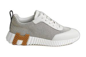 Hermes Tenis Bouncing Prunoir Blanc