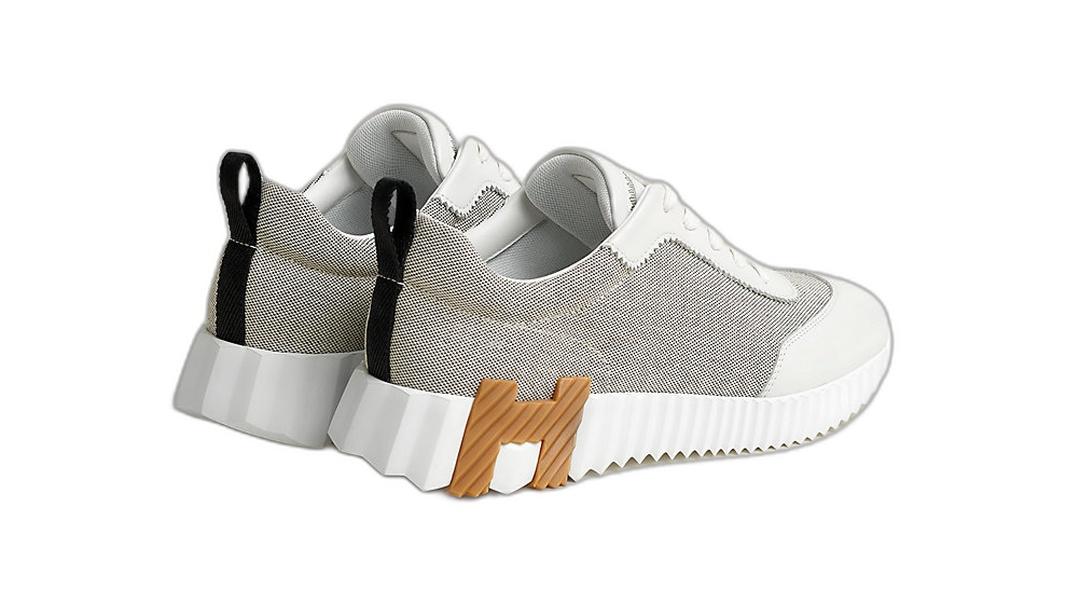 Hermes Tenis Bouncing Prunoir Blanc - Imagen 2
